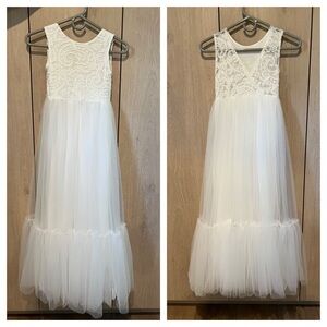 Girls flower girl dress size 8 / 10